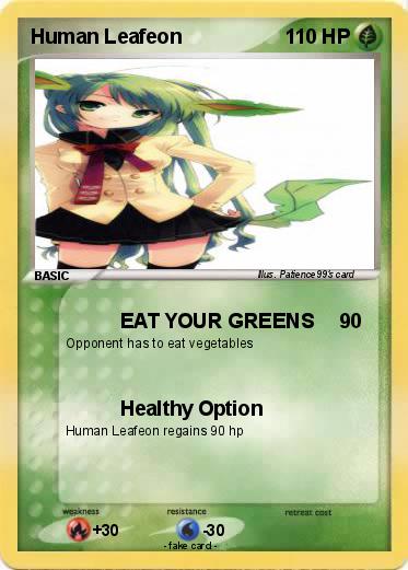 Pokemon Human Leafeon