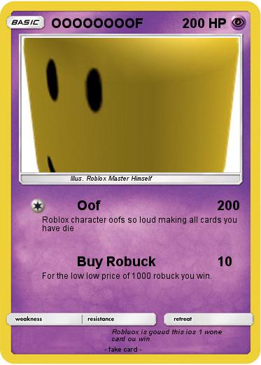 Pokemon Oooooooof - roblox oof pokemon cards