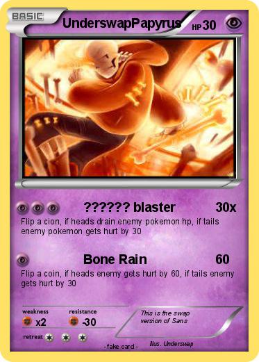 Pokemon UnderswapPapyrus