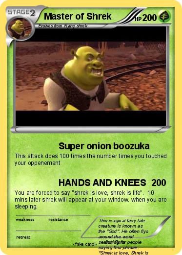 Pokemon Master of Shrek