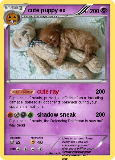 Pokemon cute puppy ex