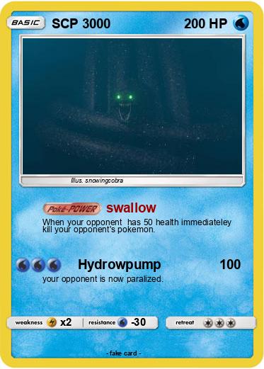 Pokemon SCP 3000