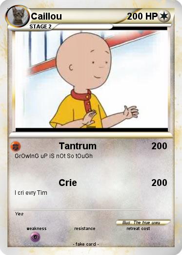 Pokemon Caillou