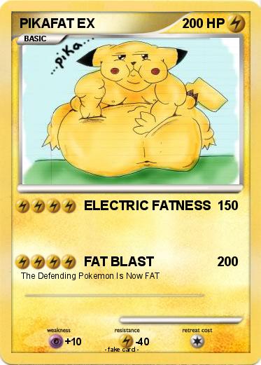 Pokemon PIKAFAT EX
