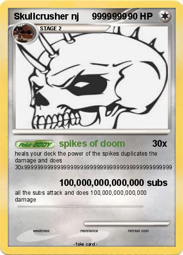 Pokemon Skullcrusher nj     9999999