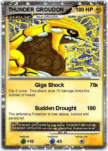 Pokemon THUNDER GROUDON