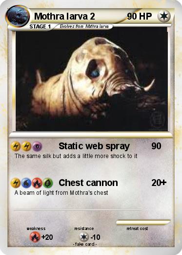 Pokemon Mothra larva 2