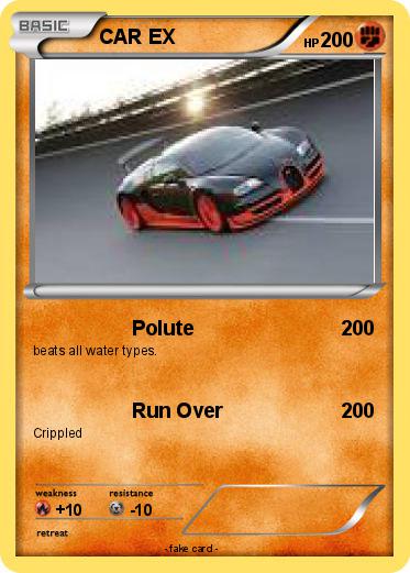 Pokemon CAR EX