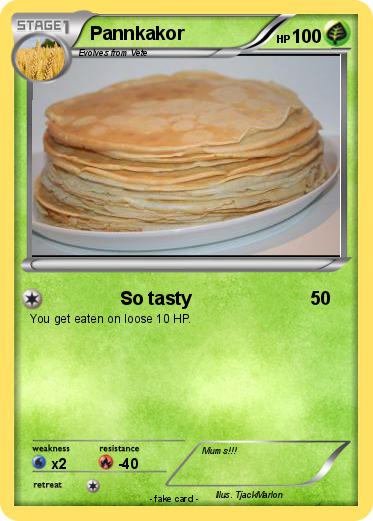 Pokemon Pannkakor