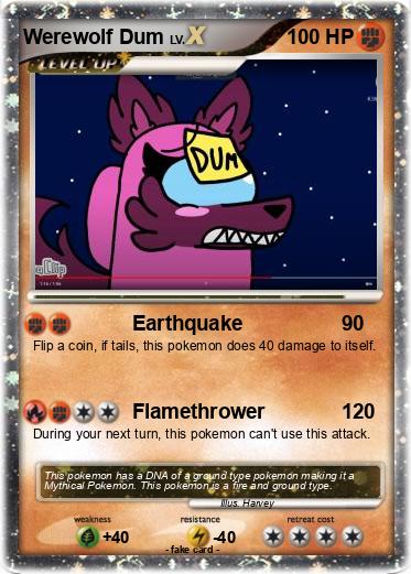 Pokemon Werewolf Dum