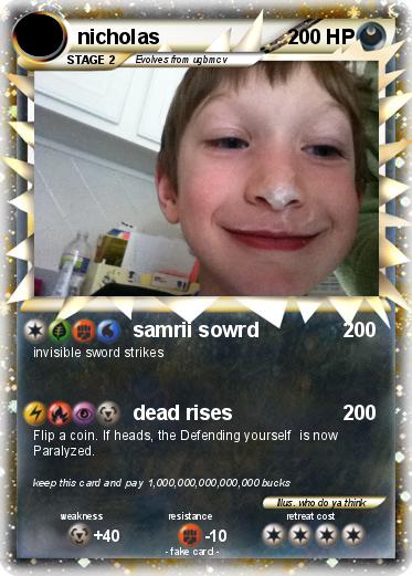 Pokemon nicholas