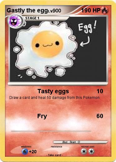 Pokemon Gastly the egg