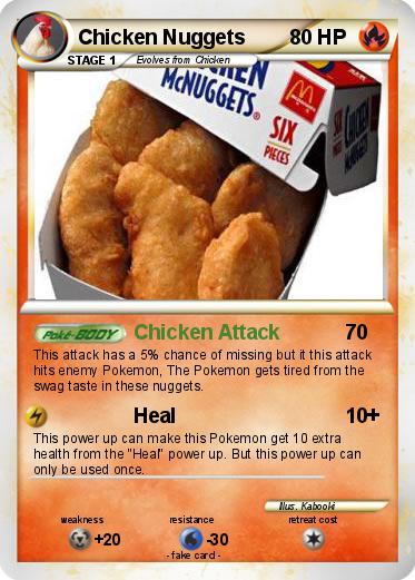Pokemon Chicken Nuggets