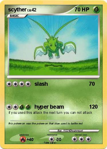 Pokemon scyther