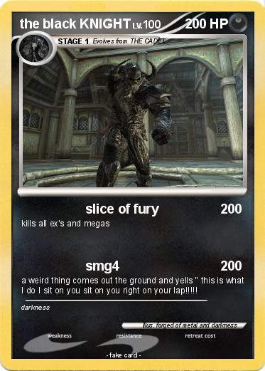 Pokemon the black KNIGHT