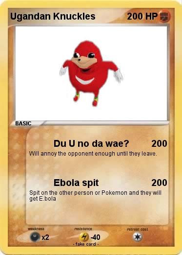 Pokemon Ugandan Knuckles