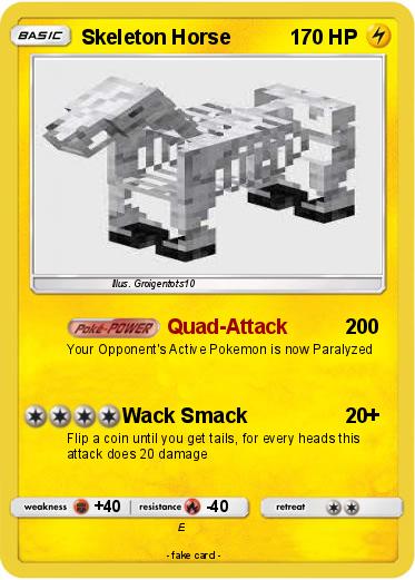 Pokemon Skeleton Horse