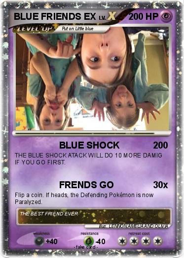 Pokemon BLUE FRIENDS EX