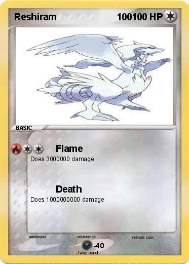 Pokemon Reshiram                       100