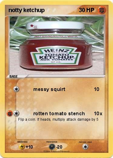 Pokemon notty ketchup