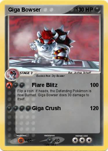 Pokemon Giga Bowser