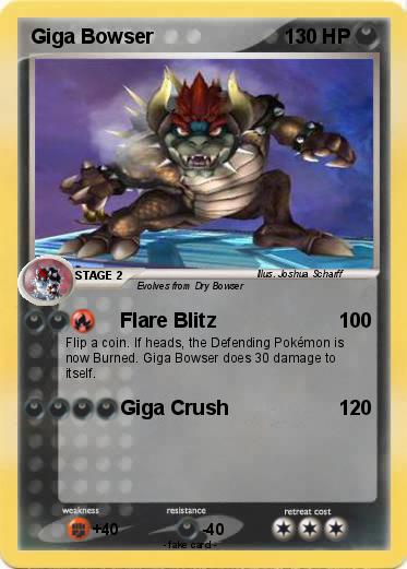 Pokemon Giga Bowser
