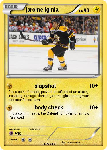 Pokemon jarome iginla