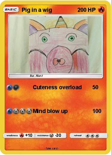 Pokemon Pig in a wig