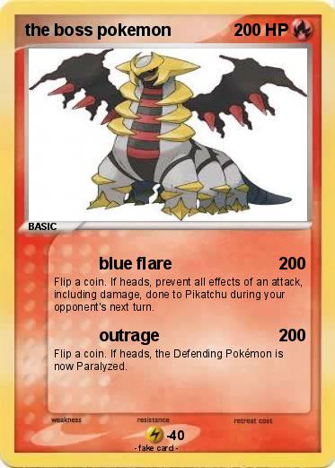 Pokemon the boss pokemon