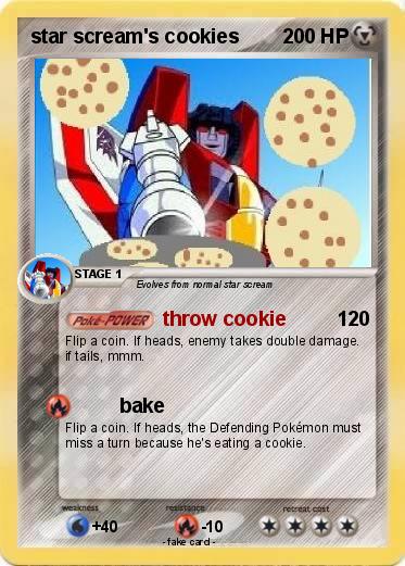 Pokemon star scream's cookies
