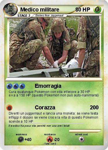 Pokemon Medico militare