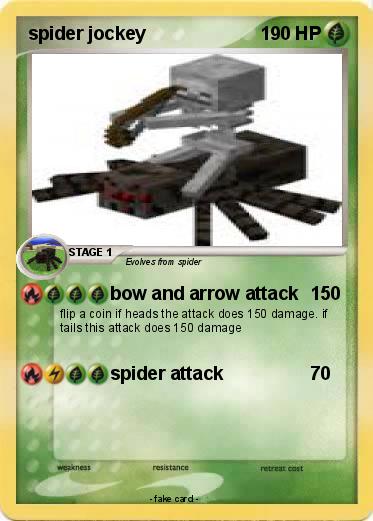 Pokemon spider jockey