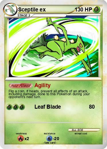 Pokemon Sceptile ex