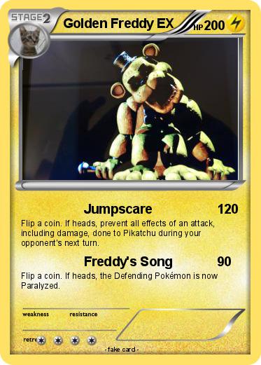 Pokemon Golden Freddy EX