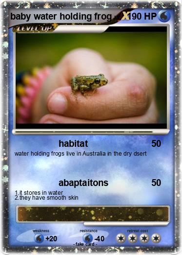 Pokemon baby water holding frog