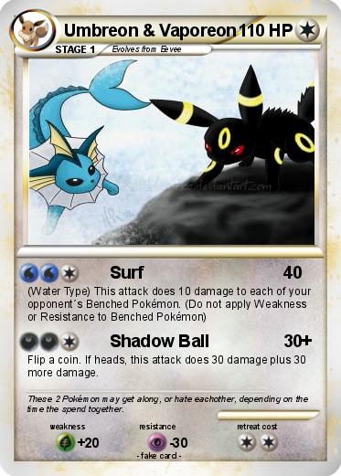 Pokemon Umbreon & Vaporeon