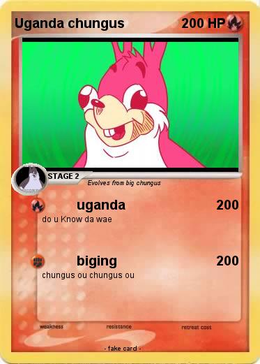 Pokemon Uganda chungus