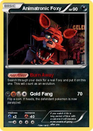 Pokemon Animatronic Foxy