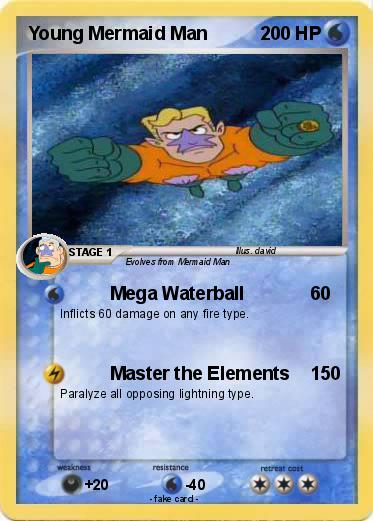 Pokemon Young Mermaid Man