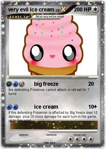 Pokemon very evil ice cream