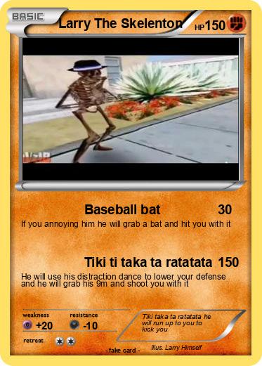 Pokemon Larry The Skelenton