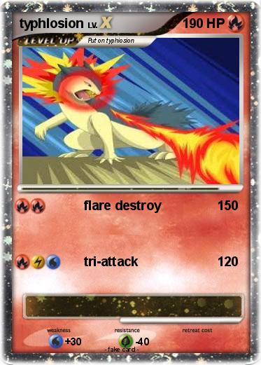 Pokemon typhlosion