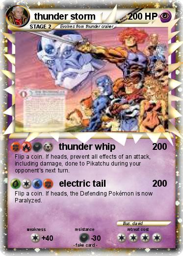 Pokemon thunder storm