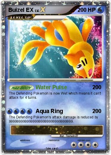 Pokemon Buizel EX