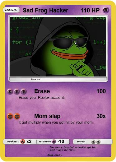 Pokemon Sad Frog Hacker