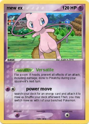 Pokemon mew ex