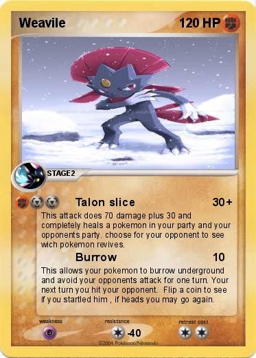 Pokemon Weavile   