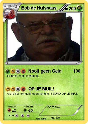 Pokemon Bob de Huisbaas