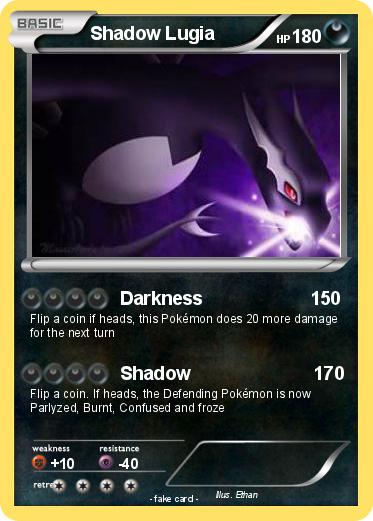 Pokemon Shadow Lugia