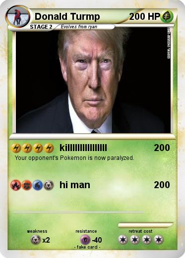 Pokemon Donald Turmp
